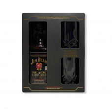 Jim Beam Black 0.7L + 2 Glass