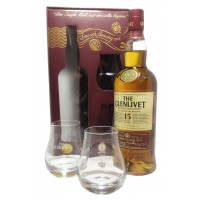 The Glenlivet 15 Yo + 2 glass