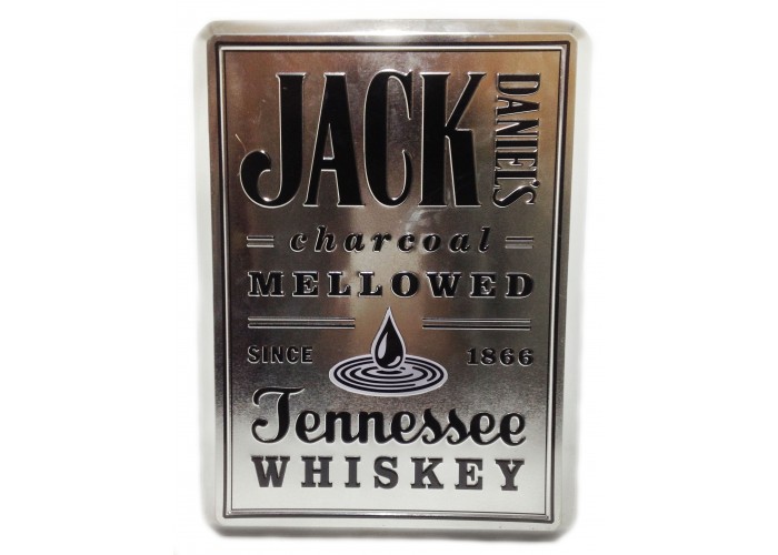 Jack Daniel's metal box + 2 стакана