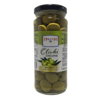 Helcom Oliwki Zielone Drylowane Green Pitted Olives