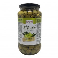 Helcom Oliwki Zielone Drylowane Green Pitted Olives