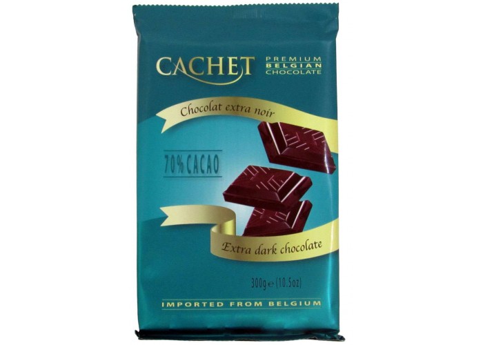 Cachet 300g 70% Dark chocolate