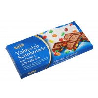 mit bunten Schokolinsen