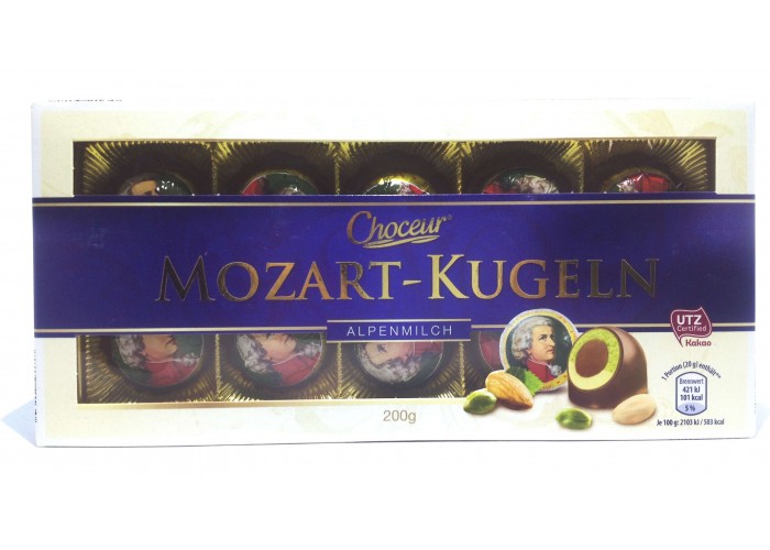 Mozart-Kugeln Alpenmilch