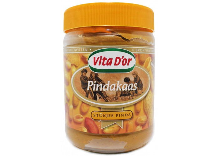 Арахисовая паста Vita D' or Pindakaas Stukjes Pinda